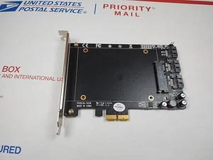 SIIG  SC-SA0T11-S1 3 SATA + 1 SSD HYBRID PCIE PCI EXPRESS  Internal PC Adapter  - Picture 1 of 6