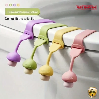 1pc Silicone Seat Lifter Strap – Hands‑Free, Adjustable Toilet Handle - NEW - Image 1 of 4