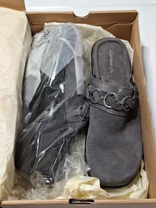 Zapatos de gamuza de cuero para mujer 9 M gris cojín Step Porter NUEVO - Imagen 1 de 10