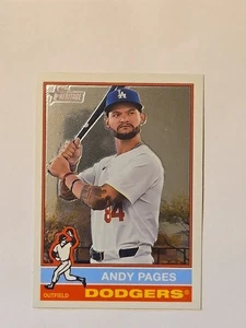 Topps Heritage 2025 - Andy Pages #379 cromado - Imagen 1 de 2