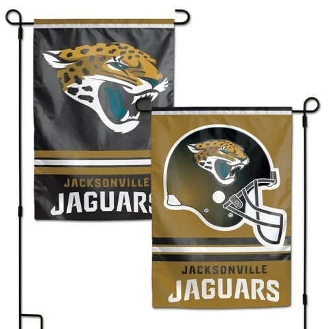 JACKSONVILLE JAGUARS DOUBLE SIDED GARDEN FLAG 12"X18" YARD BANNER OUTDOOR RATED Cover