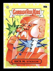 2024 Topps GPK Kids at Play #96b RICK M. STICK EM' gelb - Bild 1 von 2