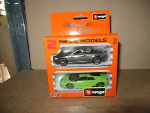 531Q Burago Set Lamborghini Murcielago LP640 BMW 645Ci 1:43 Nuevo+Caja - Imagen 1 de 9
