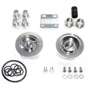 BLOX HONDA ACURA B16 B18 B16A B18C B20 B-SERIES LSVTEC OIL FILTER RELOCATION KIT - Foto 1 di 1