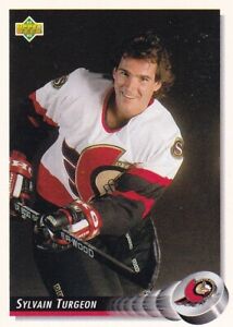 1992-93 Upper Deck #107 Sylvain Turgeon Ottawa Senators