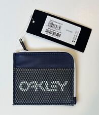 Navy Blue/Aqua Oakley 90's Zip Wallet 2  Interior Pockets, 1 Exterior Pocket NEW