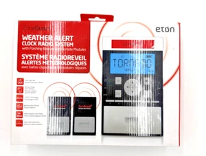 Eton ZoneGuard + Weather Alert Clock Radio Weather System Model NZG200B - Picture 1 of 4