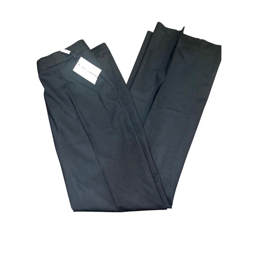 Pantaloni eleganti donna neri Burberry London nuovi con etichette taglia 10 dritti made in Turkey