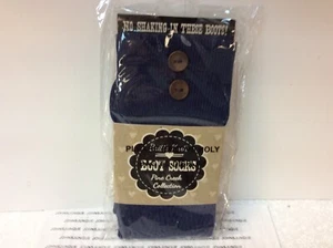 BRITT’S KNITS BOOT SOCKS New in sealed package PINE CREEK Collection-NAVY BLUE - Picture 1 of 3