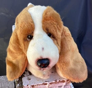 Yomiko Classics Basset Hound Dog 12” Stuffed Animal by Russ Berrie SOFT - Picture 1 of 9