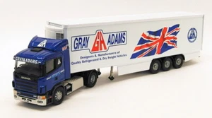 Corgi 1/50 Scale Model Truck CC12220 - Scania Fridge Trailer - Gray & Adams - Picture 1 of 4