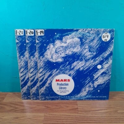 Lot Of 3 Sound Effects Records LPs Mars Production Library For Programming/Sales - Image 1 of 4