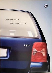 Volkswagen Passat Estate Brochure 2003 - Picture 1 of 1