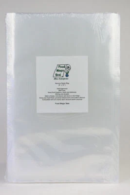 Vacuum Sealer Bags 100 Food Magic Seal 4 Mil for Food Storage!! Great $$ Saver!! - Image 1 of 4
