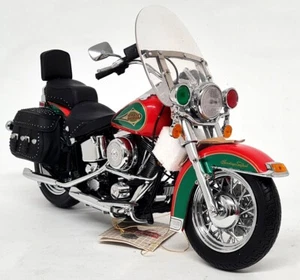 Franklin 1/10 Harley Davidson Heritage Softail Christmas Edition 2003 Motorbike - Bild 1 von 10
