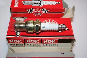 nos ngk spark plug 4 pc.  R411859  racing YOU GET 4 SPARK PLUGS - Picture 1 of 1