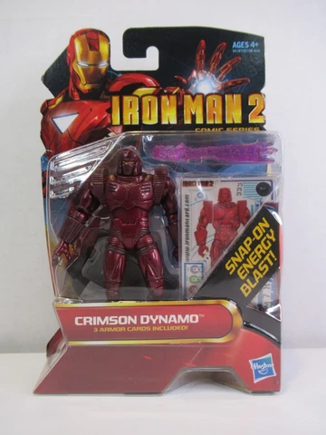 2010 Marvel Hasbro Movie Series Iron Man 2 Crimson Dynamo # 25 Cover