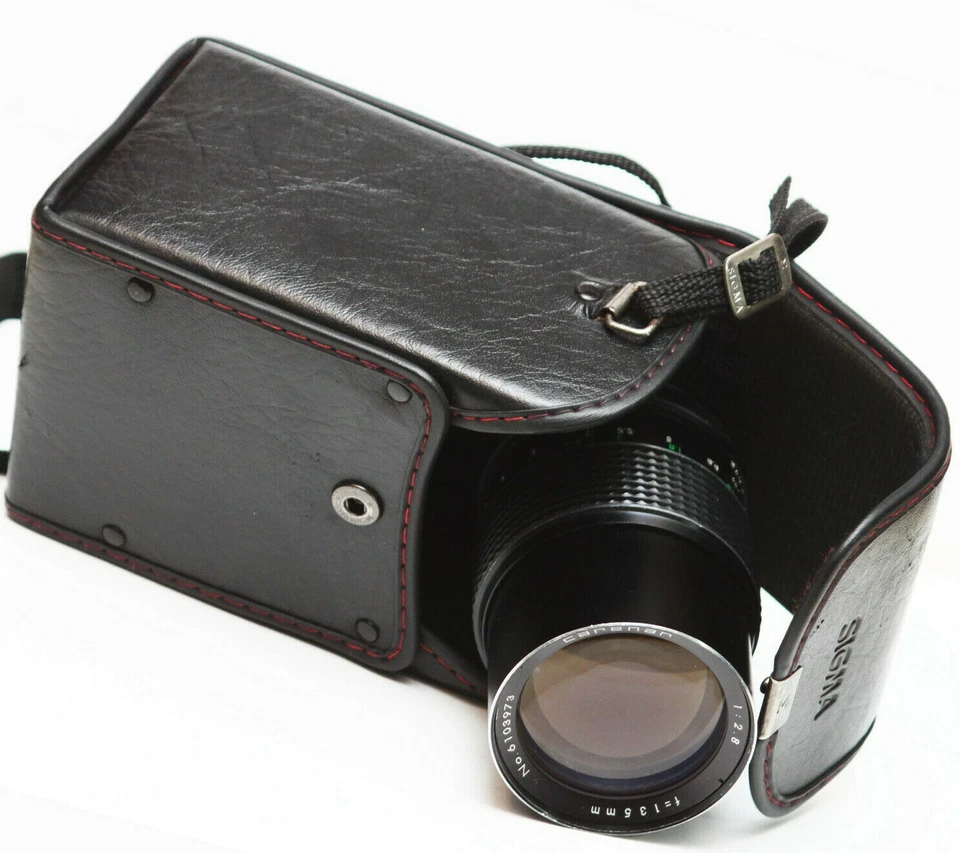 Sigma NC-70 Hard Lens Case 6" For Nikon Takumar Pentax Zoom Telephoto Lenses - Image 1 of 4