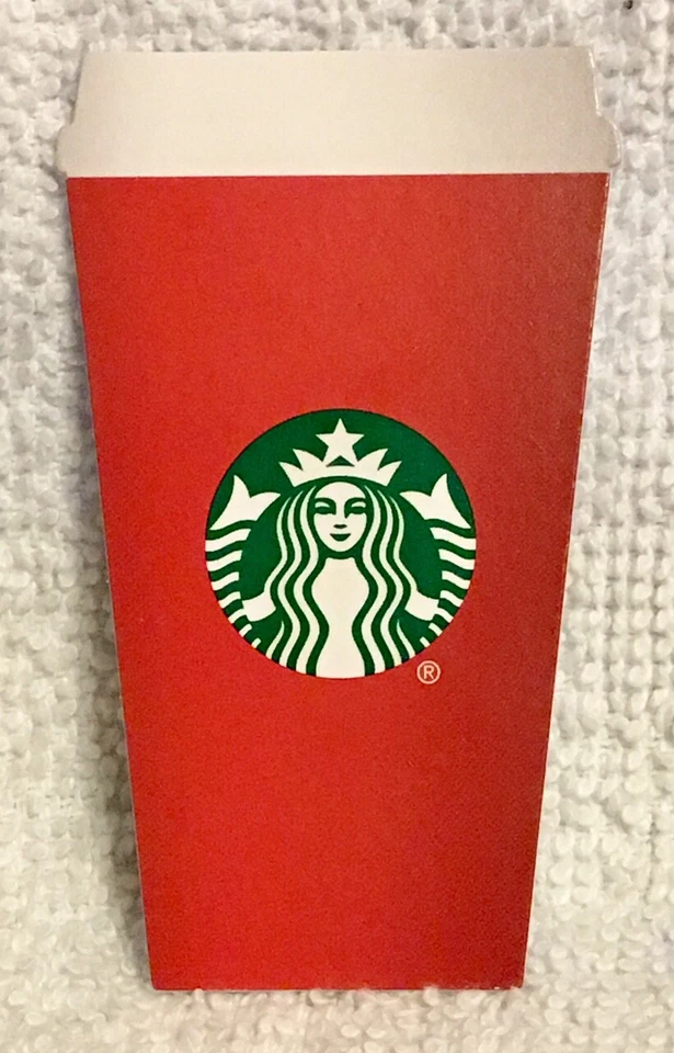Starbucks Coffee Famous Iconic Solid Red To-Go Cup Die-Cut 2019 Gift Card - Image 1 of 1