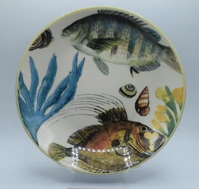 WILLIAMS SONOMA 2012 POISSON MARC PESCADO LACAZE CUENCO DE PASTA INDIVIDUAL 9" #3 Foto 1 de 4