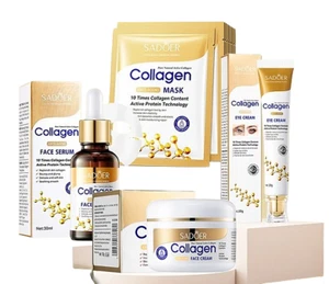 Bio collagen pflegeset 10 Masken augencreme und gesicht serum Collagen Hautpfleg - Bild 1 von 6