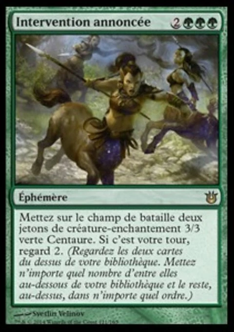 Magic the Gathering MTG Fated Intervention (121) Born of the Gods French  LP - Image 1 of 1