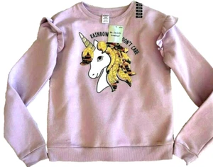 GIRLS UNICORN SEQUIN TOP HOLIDAY GIFT SZ 14 16 L NWT - Picture 1 of 4