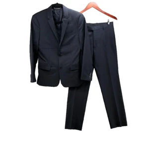 Dior Suit Mens 44 Regular Blue Blazer Jacket Pants Professional Wedding - Picture 1 of 24
