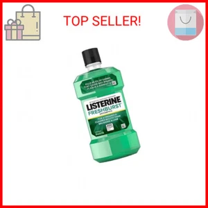 Listerine Freshburst Antiseptic Mouthwash for Bad Breath, Kills 99% of Germs Tha - Picture 1 of 2