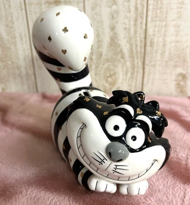 Salvadanaio gatto Disney Alice nel paese delle meraviglie Cheshire ornamento ... - Immagine 1 di 4