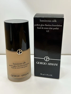 NIB Giorgio Armani ~ 4.5 Light Medium Neutral ~ Luminous Silk Foundation 30ml - Image 1 of 4