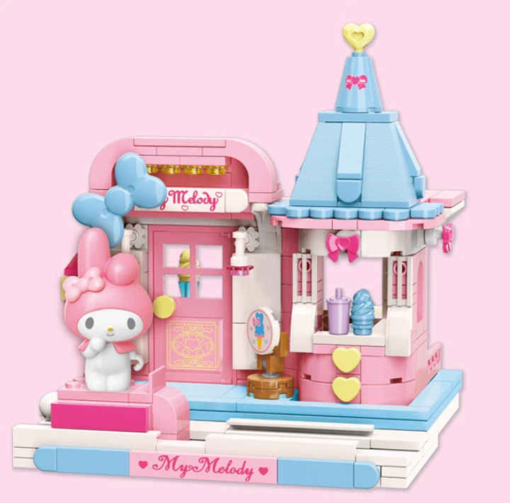 Official Sanrio City Street Block Toy – Kuromi Hello Kitty Cinnamoroll Gift - Image 1 of 1