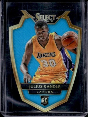 2014-15 Select Julius Randle RC Prizm azul claro troquelado #114/199 Lakers Foto 1 de 2