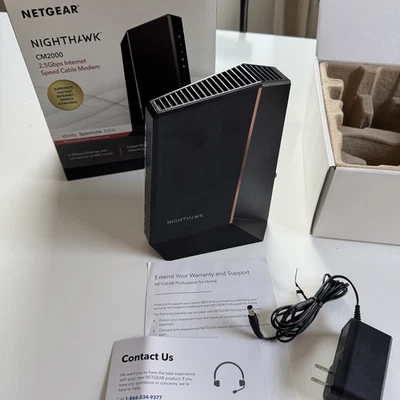 Netgear Nighthawk CM2000 2.5Gbps DOCSIS 3.1 Cable Modem – Fast! Xfinity Spectrum - Image 1 of 4