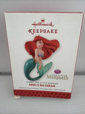 2013 HALLMARK Keepsake The Little Mermaid Ariel's Big Dream Ornament In Box - Image 1 of 4
