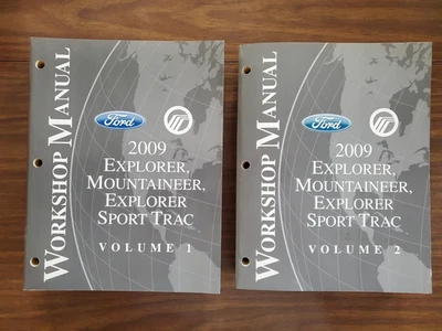 Ford Explorer & Sport Trac Mercury Mountaineer 2009 conjunto manual de taller de servicio Foto 1 de 4