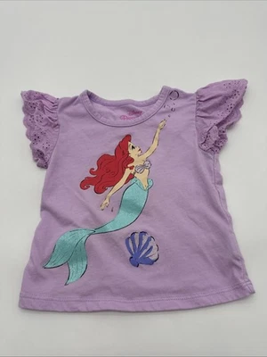 Camiseta sin mangas Disney Princesa Sirenita joven niña 2T gráfico púrpura .. #34547 Foto 1 de 4