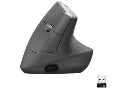 Logitech MX Vertical ergonomische Computermaus 6 Tasten Bluetooth USB kabellos - Bild 1 von 4