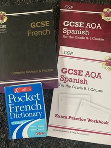 GCSE CGP Spanish / French Revision / Workbook Bundle - Picture 1 of 1