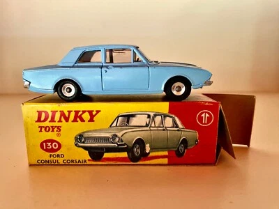 Coche modelo Dinky #130 Ford Consul Corsair vintage en caja original en muy buena condición Foto 1 de 4