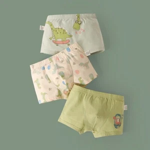 3PCS Little Boys' Breathable Cotton Boxer Briefs Toddler Baby Training Underwear - Picture 1 of 36