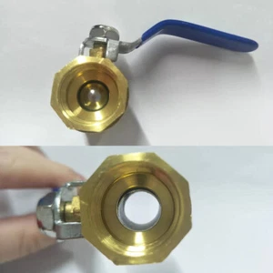 1/2" BRASS Ball Valve NPT Female Threaded Full Port 300 WOG Tap Water Valve NEW - Picture 1 of 9