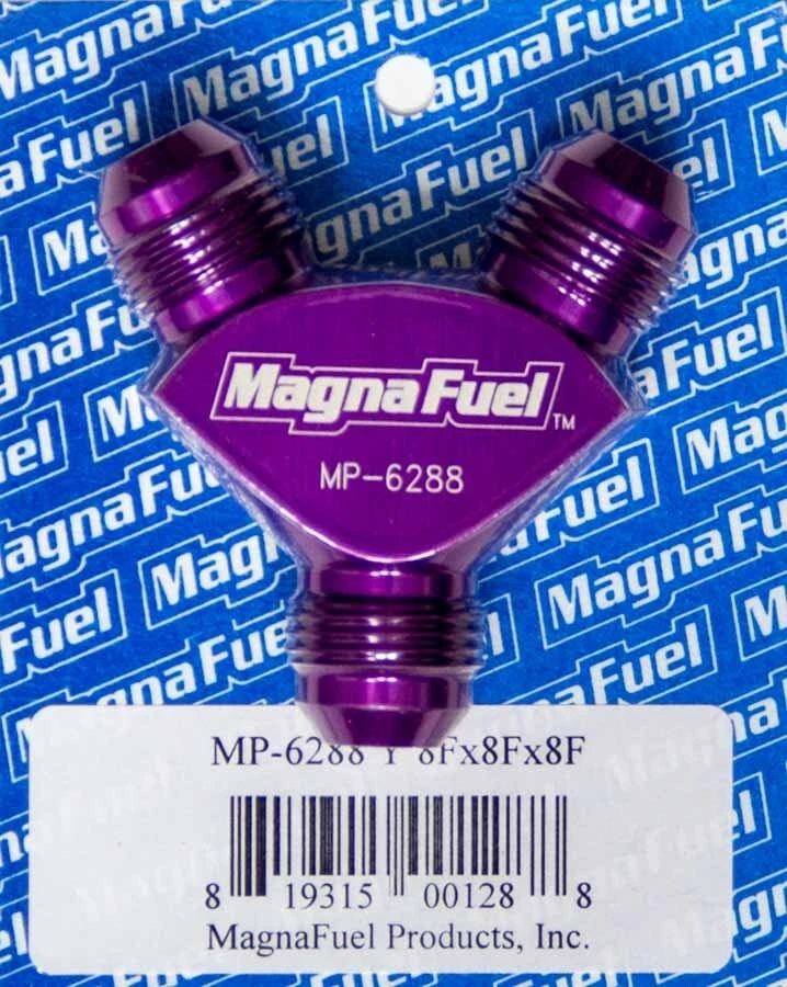 MAGNAFUEL/MAGNAFLOW FUEL SYSTEMS #MP-6288 Y-Fitting - 3 #8an - Image 1 of 1