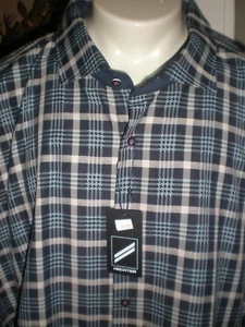 NWT DANIEL HECHTER MULTI-CHECKED L/S DRESS SHIRT SZ:5XL 5X RETAIL $120.00 RARE - Picture 1 of 2