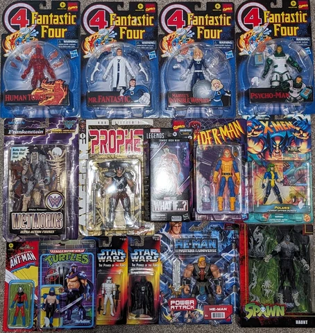 RESELLER Action Figure Lot Marvel Legends Star Wars Spawn TMNT He-Man & More Cover