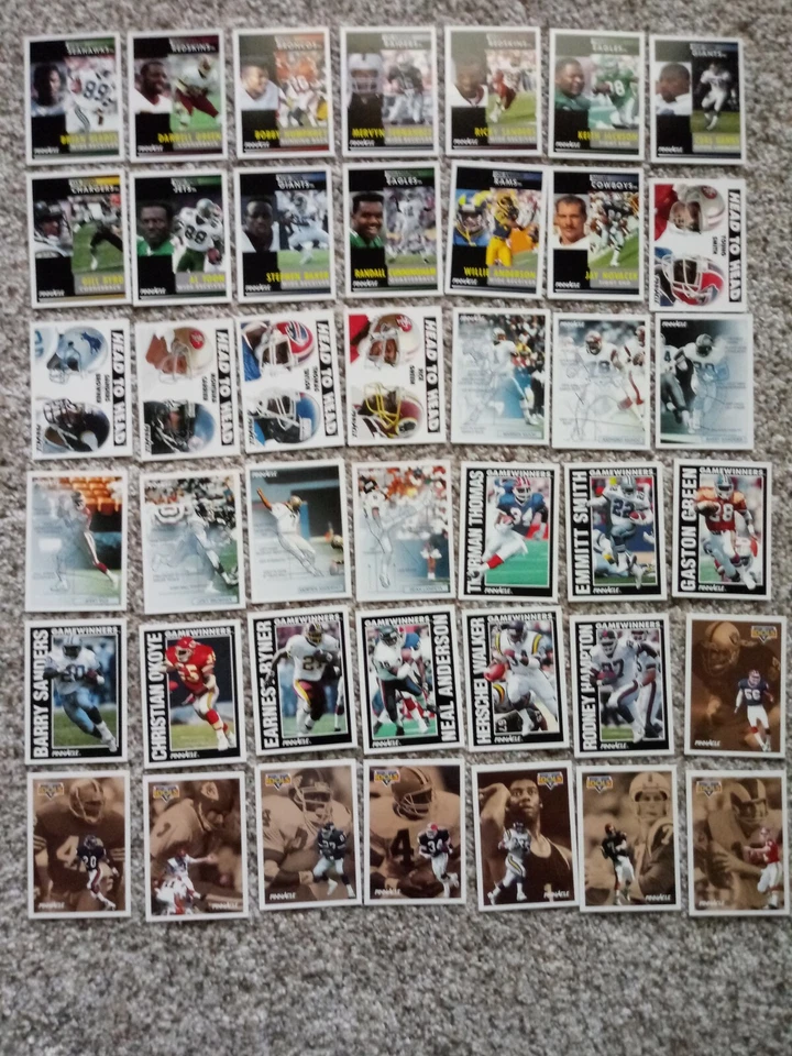 1991 Pinnacle Football Singles #'s 211-415. Your Choice. Choose from Drop Down. - Image 1 of 1