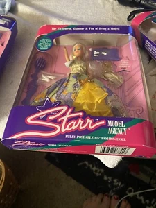 Vintage Retired Starr  Model Agency Fully Posable 6 1/2 Inch Fashion Dolls Brand - Picture 1 of 3
