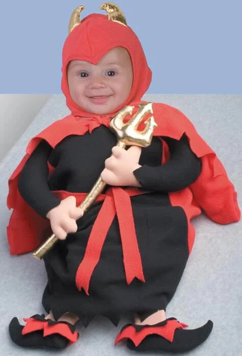Adorable Disfraz Lil' Devil Bebé Infante Elegante Halloween Niño Foto 1 de 2