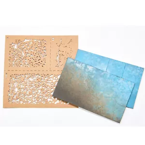 Strumento stencil aerografo Weathering adatto per modifica modello scala 1/35 1/48 1/72 - Foto 1 di 6