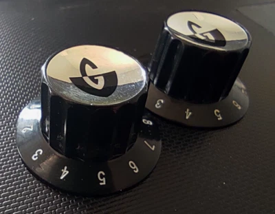 X2 GUILD Black Black / Chrome Knob Volume Button / Tone - Image 1 of 3